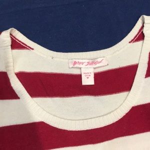 Betsey Johnson Dresses - Stripped Knit Dress with printed belt Betsey Johnson Dresses - Stripped Knit Dress with printed belt